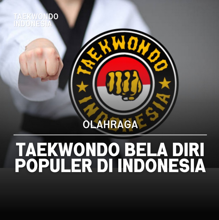 Taekwondo bela diri populer di Indonesia Taekwondo Indonesia Dojang demiracletaekwondo